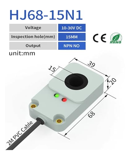 Interrupteur de proximité pour détection de chute de métal stable IP67 - 3