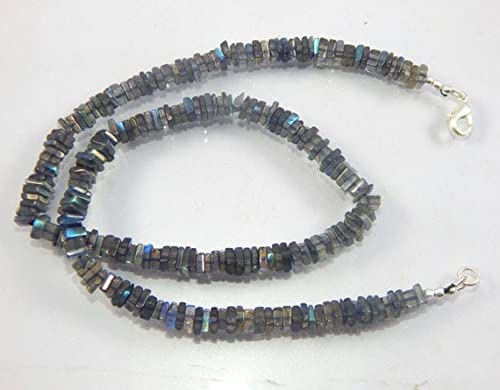 Labradorite fire blue perles Heishi pour éliminer les reflets ternes de vos bijoux
