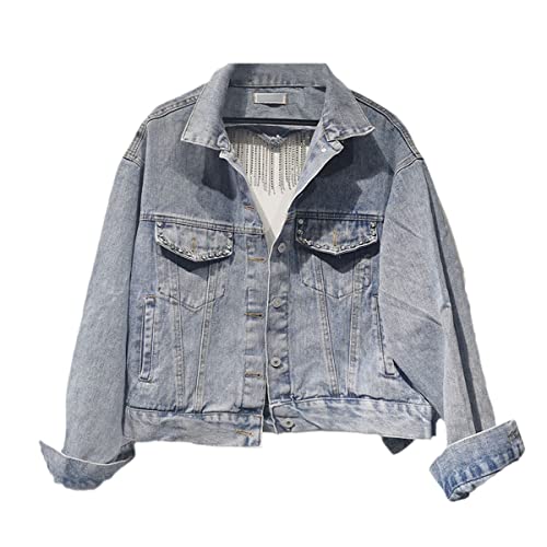 Veste en jean pour femme coupe dos nu pour sublimer vos tenues de mi-saison