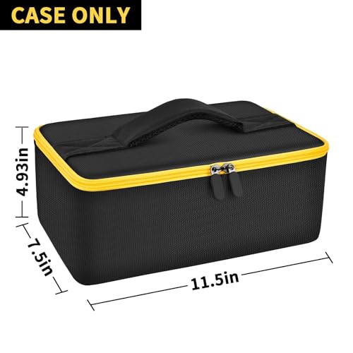Tanmqin Bag Compatible with DEWALT 20V MAX Cut Off Tool 3 in 1 Brushless (DCS438B), Storage Case Carrying Holder Organizer for Charger, Batteries, Cutting Wheel and Other Accessories (Box Only) 4 Tanmqin Bag Compatible with DEWALT 20V MAX Cut Off Tool 3 in 1 Brushless (DCS438B), Storage Case Carrying Holder Organizer for Charger, Batteries, Cutting Wheel and Other Accessories (Box Only) - Image 4