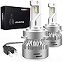 LASFIT for Kia Sorento Forte Sedona Optima, Hyundai Veloster Kona Forte, Pro-HK6 H7 LED Bulbs, All-in-One Plug and Play, 60W 6000LM See Farther and Brighter(2pcs)