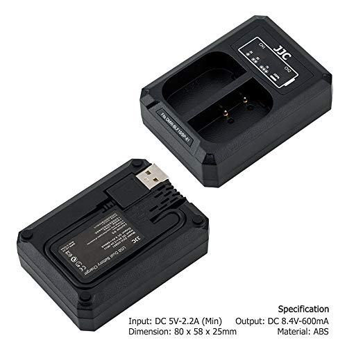 Image of JJC DMW-BLF19 DMW-BLK22 Battery Charger for Panasonic Lumix DC-GH7 GH6 GH5