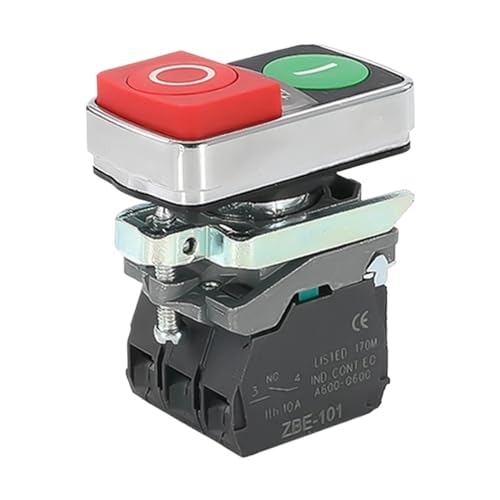 Interrupteur à double bouton XB4 lumineux pour sécuriser les machines-outils