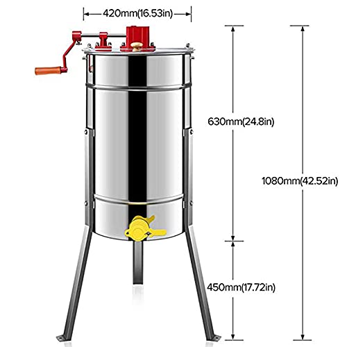 Bijenteelt 3 Frames Handleiding Pure Honey Shaker Honey Bucket Honey Bee Bucket Manual Honey Extractor Tool met… - Image 4