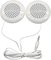 Lautsprecher für Kissen, DIY Stereo Zweikanaliger Dual Lautsprecher 3,5 mm HiFi Minilautsprecher, Tragbarer CD Kissenlautsprecher für Telefon, MP3, MP4, CD-Player, Handy, Kompatibel mit Audiogeräten