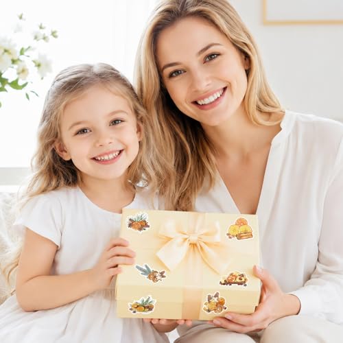 Image of Watercolor Orange Sticker Rolls - 1000 Pcs Dried Orange Waterproof Vinyl Reusable Laptop Stickers Coloring Book Scrapbook Water Bottle Page Activity Pad Birthday Party Favors Kids Skateboard