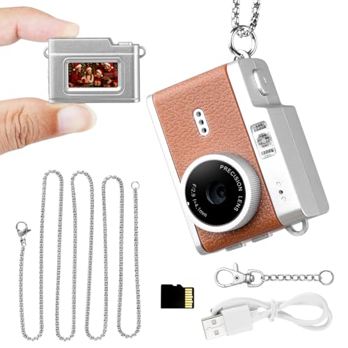 Mini Keychain Camera 1080P with 32GB Storage