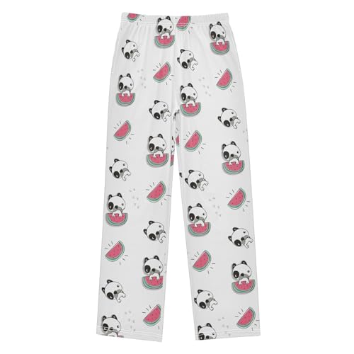 Boys' Pants Funny Dogs and Watermelon Long Bottoms Jogger Pants Elastic Waist Trousers with Pockets S-XL