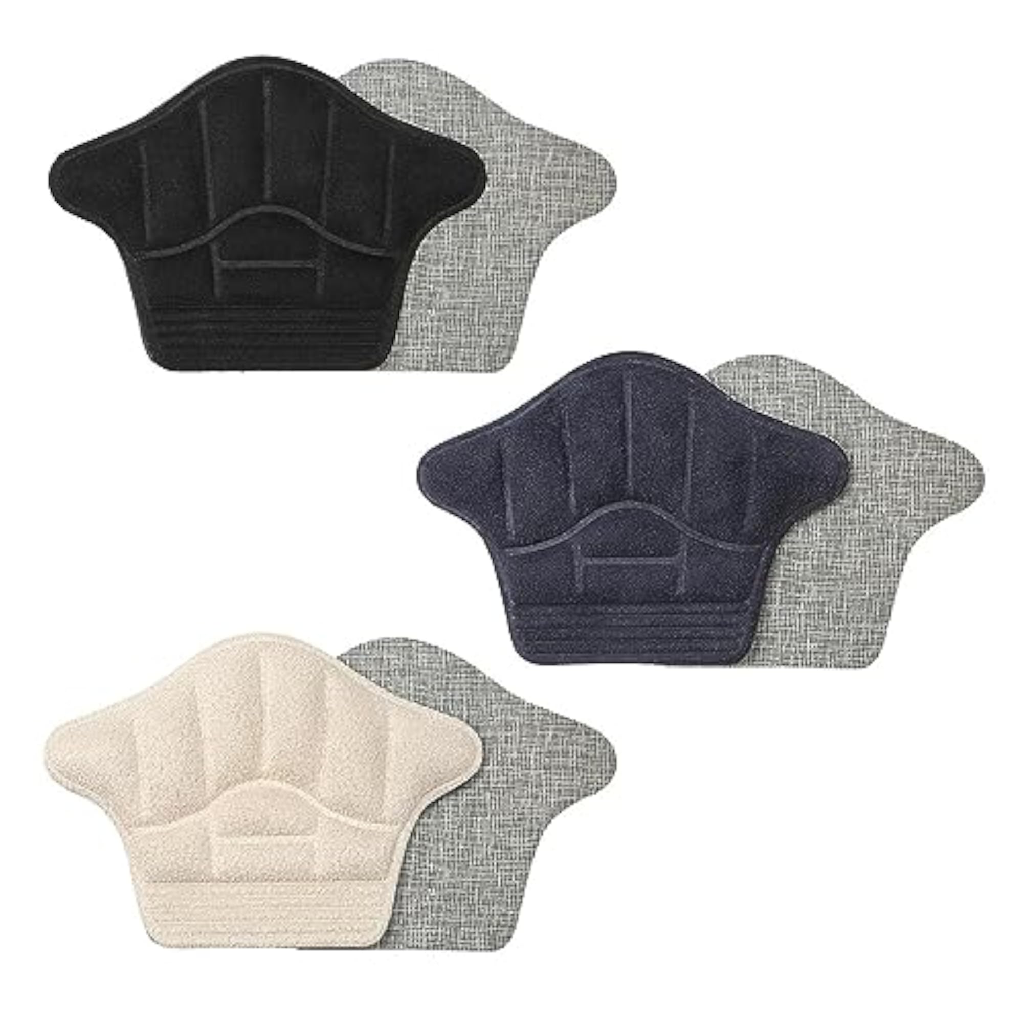 Adhesive Heel Cushion Liners for Comfort, Black