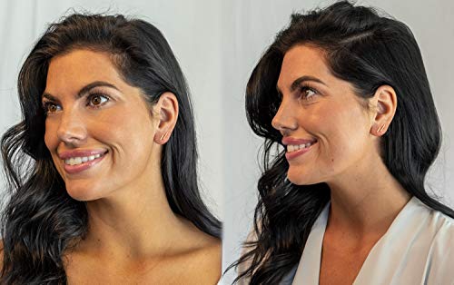 Altitude Boutique 18K Gold or Silver Bar Studs | Small Bar Earrings | Hypoallergenic Stud Earrings for Women | Delicate Jewelry3