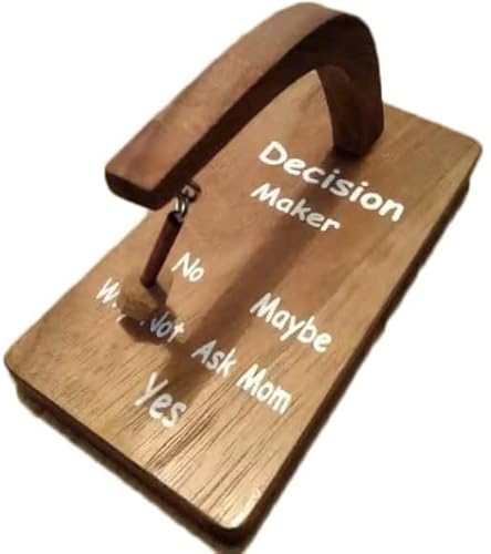 ZHDOKA Décision magnétique créative, en bois, avec pendule magnétique, balancez le pendule et trouvez la réponse à votre question Cover