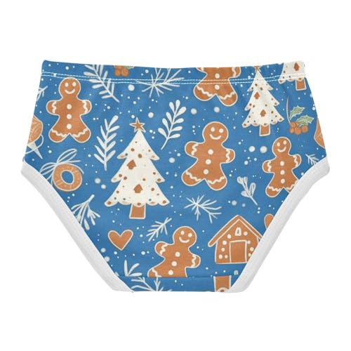 Christmas Tree Girls' Soft Triangle Panties Briefs Underwear for Toddlers in Sizes 2T,3T, 4T, 5T, 6Y and 8Y2