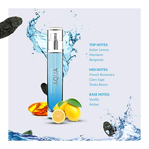 EDW Essenza Inizio Aqua Homme Luxury Eau De Toilette Perfume For Men Long Lasting Smell, 16 Ml - Image 3