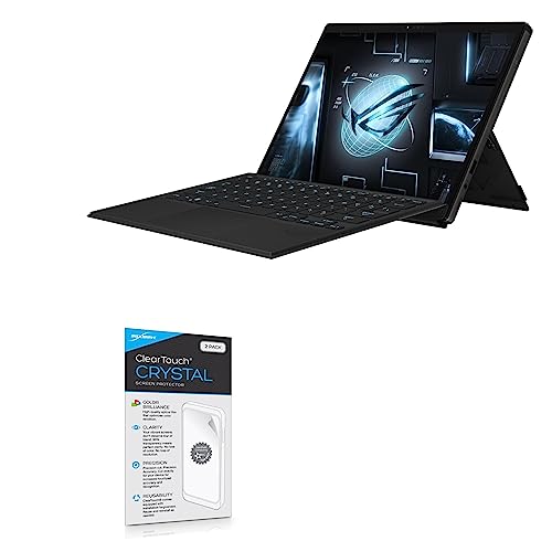 BoxWave Screen Protector Compatible with ASUS ROG Flow Z13 2023 (13.4 in) - ClearTouch Crystal (2-Pack), HD Film Skin - Shields from Scratches