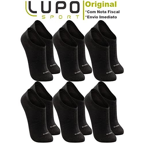Kit Com 6 Pares De Meias Lupo Sport Soquete Invisível Original Ref. 3270
