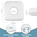 Wucidici Ear Piercing Pillow for Side Sleepers with Hole for Ear Pain CNH Inflammation, Relief Sleeping Pressure Pain, Cooling and Breath Guard Pillow, Grey
