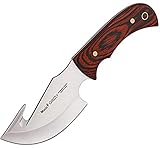 cuchillo desollador muela grizzly Muela Muela MUE93126 Cuchillo a Lama Fissa,Unisex - Adulto, Marrón, un tamaño
