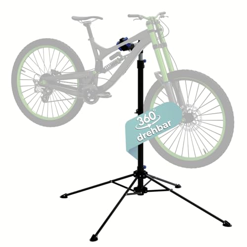 HAGO24 E-Bike Montageständer in Schwarz I Tragkraft bis 50kg I...