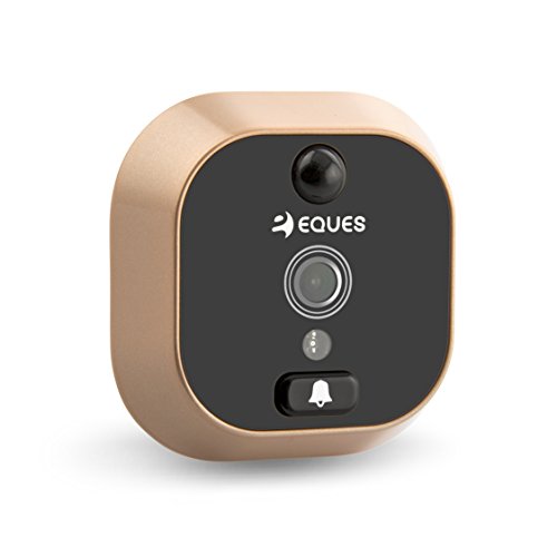 Greeter Plus Digital Door Viewer & Doorbell - LCD Security Camera Monitor 165° Wide Angle Lens Video Record Photo Shooting - with Motion Sensor - No APP - Peephole Needed (Gold Earth - Plus) - Thumbnail 4