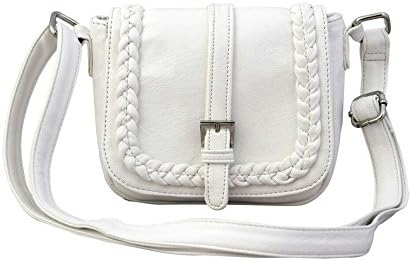 Ayeshu Women White Pu Sling Bag