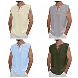 Aiouios Men Summer Independence Day Vest Large Size Casual Breathable Sleeveless Top Loose Full Micr