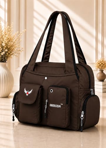 Image of ARMODA Double Pockets Glamour: Stylish Shoulder Bag for Ladies