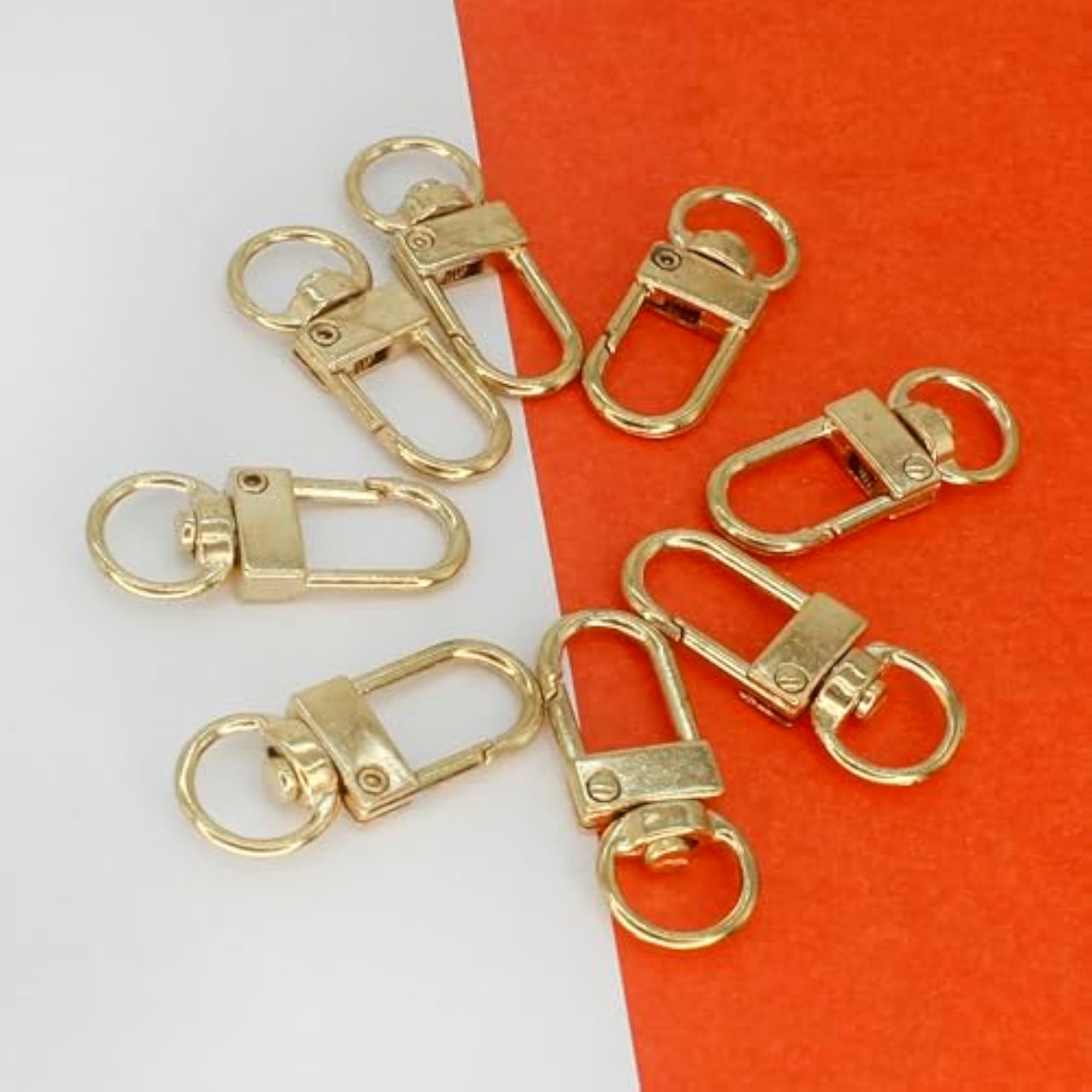 8 Pcs Big Size Lobster Clasp Fish Hooks for DIY Crafts