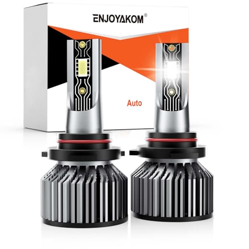 ENJOYAKOM Compatible For 2016 2017 2018 2019 Toyota RAV4 Sport Utility Fog Lights High Dual Beam Combo 6500K White Light 300% Brightness Powersports Bulb Direct Installation Pack of 2