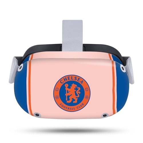 Head Case Designs Officially Licensed Chelsea Football Club Away 2024/25 Kit Vinyl Sticker Skin Decal Cover Compatible with Meta Quest 2