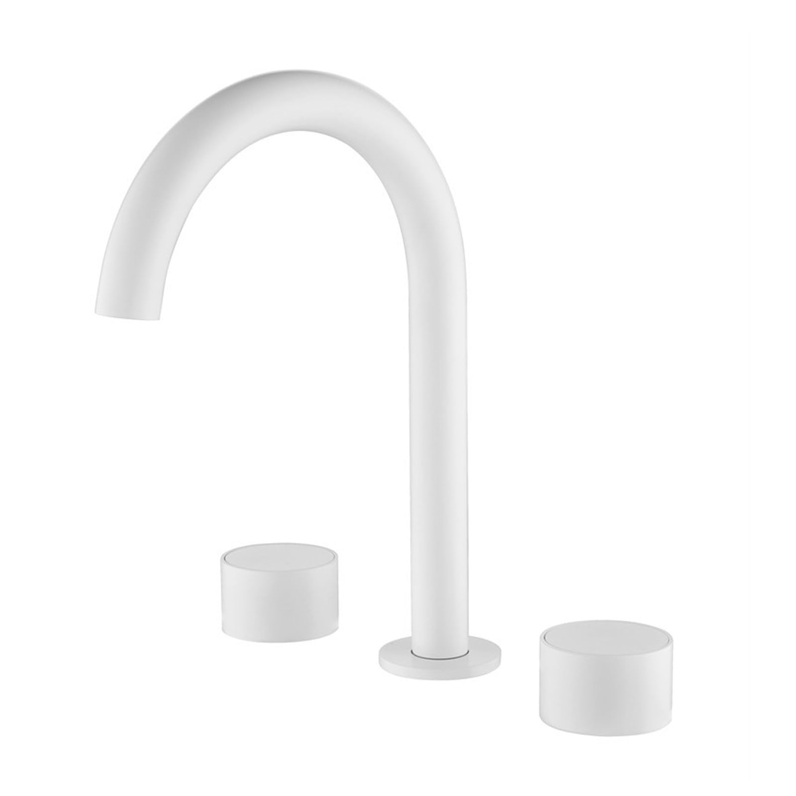 Hcfyauis White Bathroom S For Sink 3 Hole, Bathroom Sink With Two Handle, Brass Lead- Widespread For Bathroom Sink Vanity Rv Farmhouse