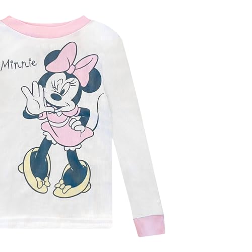 Disney 4 Piece Pajama Set - Mickey, Minnie, Pooh - Toddler Boys & Girls PJ Set - Long Sleeve Shirt & Pants - Official License2