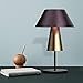 Produktbild XIANGAI Deckenleuchte, Metall Dekorative Tischleuchte Lila Stoff Lampenschirm Moderne Minimalist LED warmes Licht Wohnzimmer Schlafzimmer Schreibtisch Büro 34 * 34 * 65cm Light Up Leben