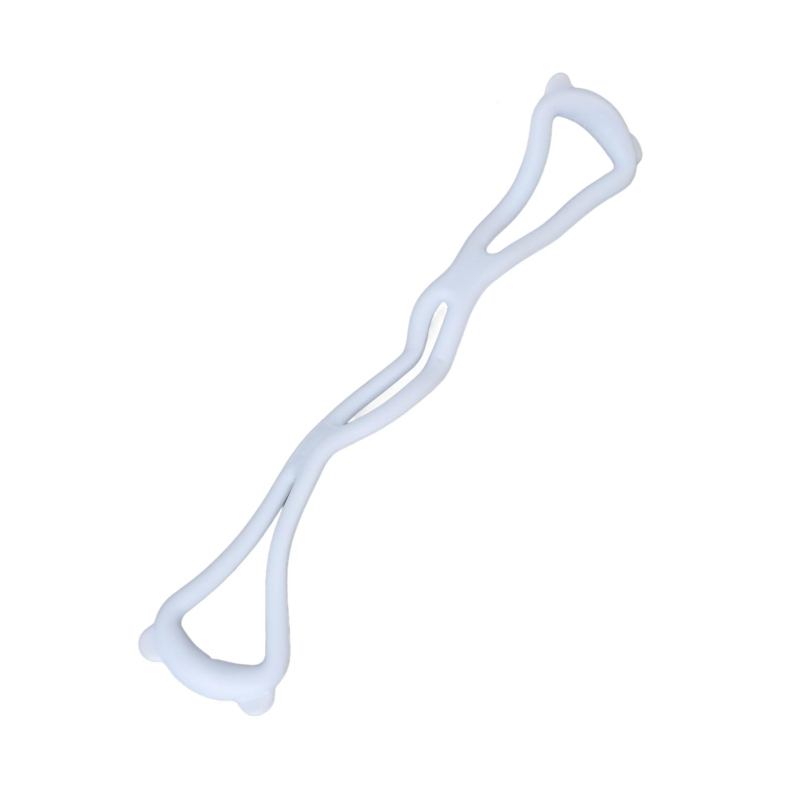 Set di 3 fasce elastiche per esercizi per le spalle blu, comode, portatili, antiscivolo, robuste, a 8 forme, per modellare il corpo a casa, in ufficio, in palestra, materiale TPR