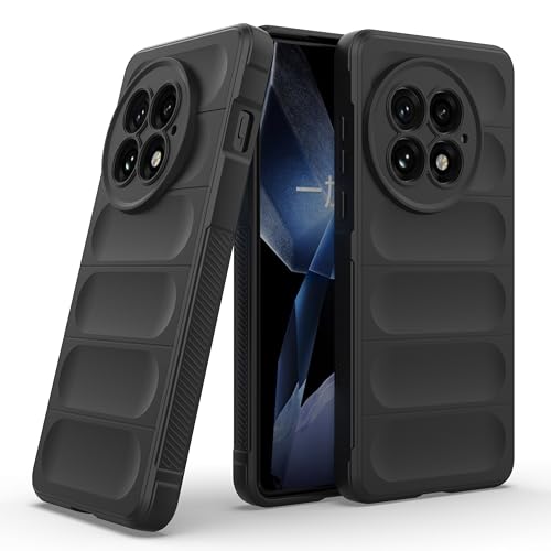 Image of Zapcase Back Case Cover for OnePlus 13 5G | Compatible for OnePlus 13 5G Back Cover | Liquid Silicon Magic Case with Camera Protection | Black