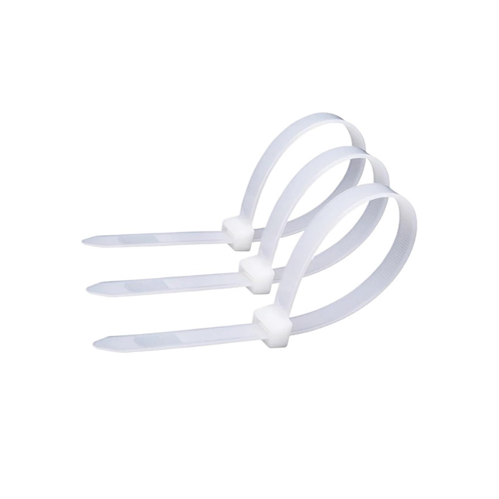 Fascette per cavi Fascetta stringicavo in nylon di plastica autobloccante bianca 3*200mm Anello di fissaggio fascetta stringicavo 3*150mm Fascetta stringicavo Fascetta stringicavo 5*200 4*300mm(5x200m