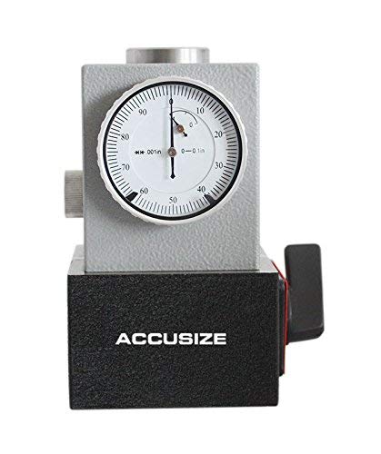 Accusize Industrial Tools 0-0.1   by 0.001   with Magnetic Base, 4   Height, Z Axis Zero Setting, 2124-2002