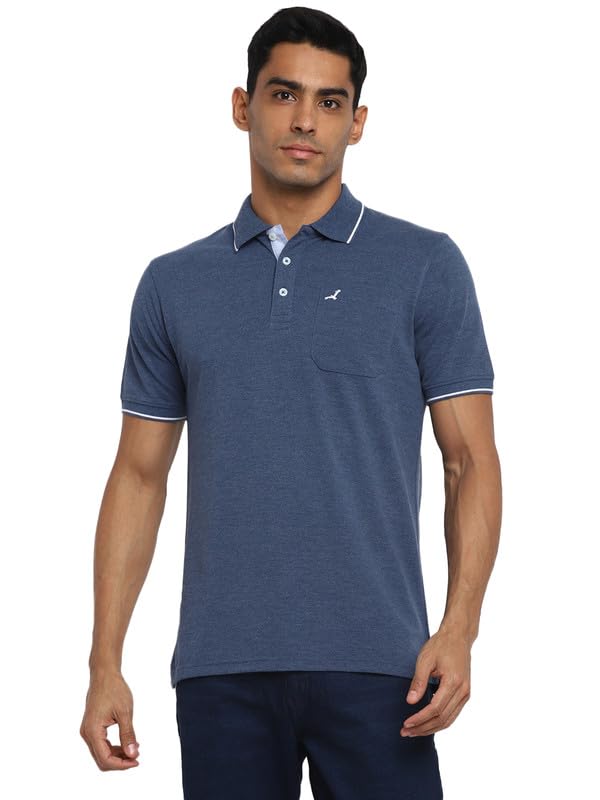 Image of AMERICAN CREW Polo Collar T-Shirt for Men with Pocket