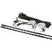 RoadPro RPPS-23KB Platinum Series Black 3' 1000W Dual Mirror Mount CB Antenna Kit