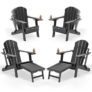 fire pit with adirondack chairs
