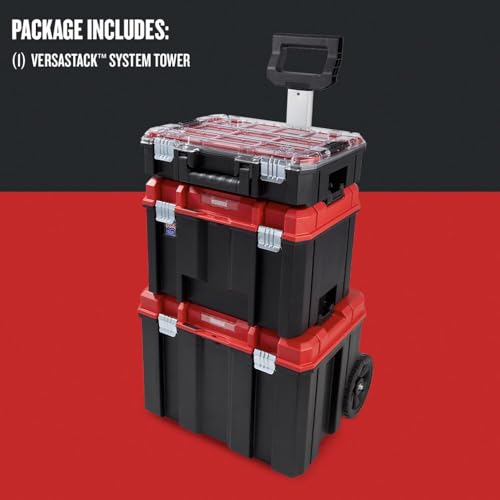 Image of CRAFTSMAN VERSASTACK 17.126-in Metal Wheels Lockable Tool Box