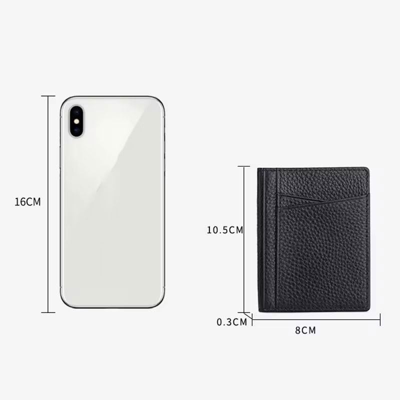 Cow Leather Wallet for Men Male Real Cow Vintage Handmade Clutch Purse Card Holder Phone Bag(Coffee)3