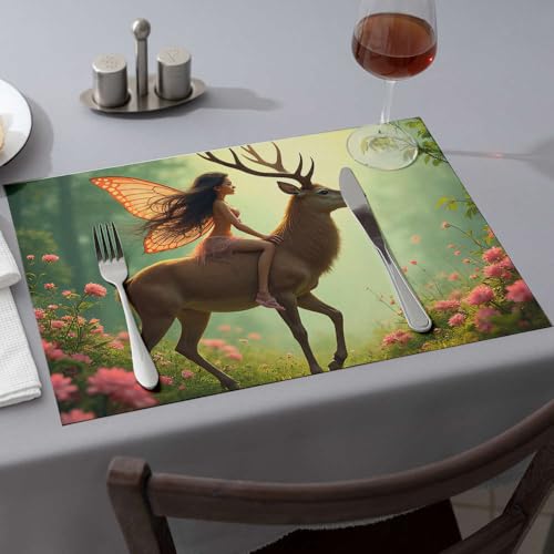 Sets de table en silicone pour comptoir de cuisine lors des repas en famille