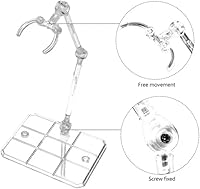 Vista 4 de TEAMWILL Soporte de soporte ajustable para figura de acción, 12 uds