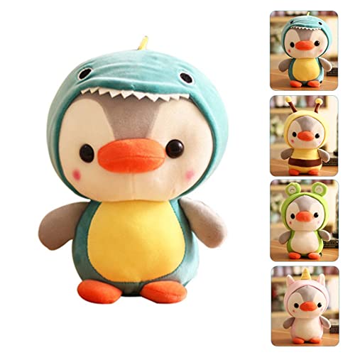 Slewed Penguin Plush Toy, Cute Penguin Plush Stuffed Animal Plush Doll 10 inch Christmas Birthday Gift for Boys and Girls (Dinosaur)