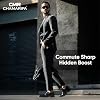CHAMARIPA Elevator Shoes for Men | Invisible Height Increase Monk Strap Shoes | Built-in System Adds 2.76 Inches/7cm | Formal & Business Dress Shoes