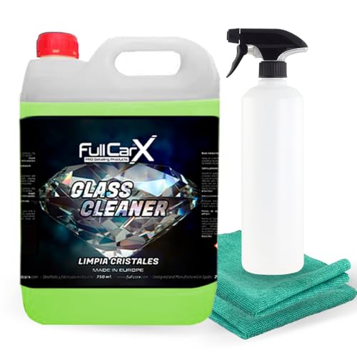 Nettoyant Vitre Voiture FULLCARX 5 Litres pour Pare-Brise et Rétroviseurs Éclatants