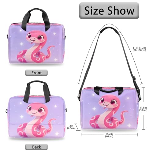 Bolsa para portátil de 16 pulgadas con diseño de serpiente miniatura 5