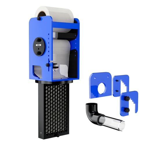 Filtre à tambour Smart Aquarium avec contrôle d'application, rouleau polaire automatique pour réservoir d'eau salée, système d'auto-nettoyage avec capteur, kit de tapis de filtre suspendu facile, rédu