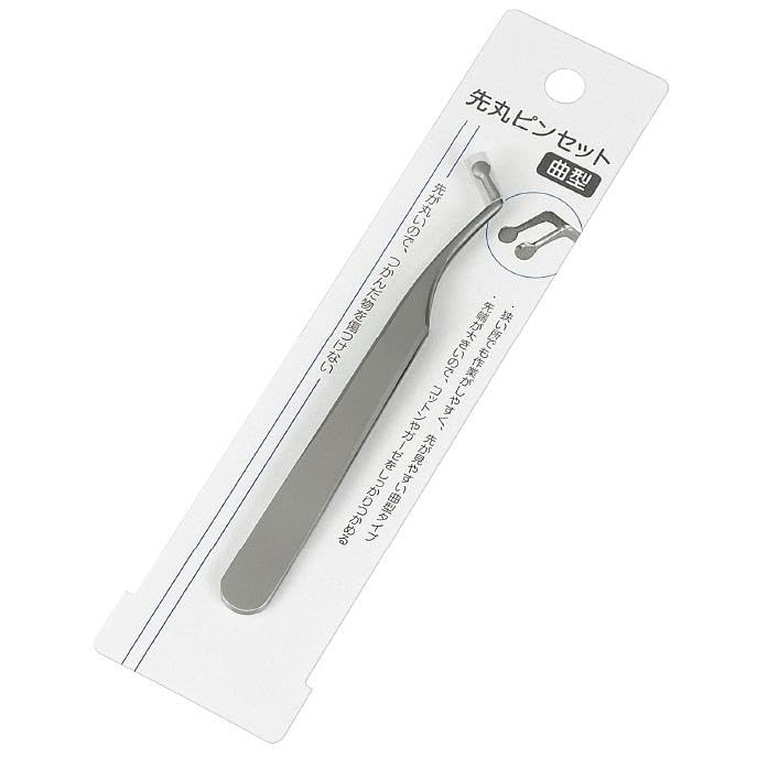 Amazon | 先丸 ピンセット 曲型 全長:11.5cm 材質:ステンレス | ピンセット