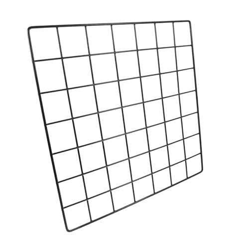 HOOTNEE Multi Functional Iron Grid Wall Storage Rack for Photo Display Decorative Wall Hanging Organizer for Home and Kindergarten Versatile and Stylish